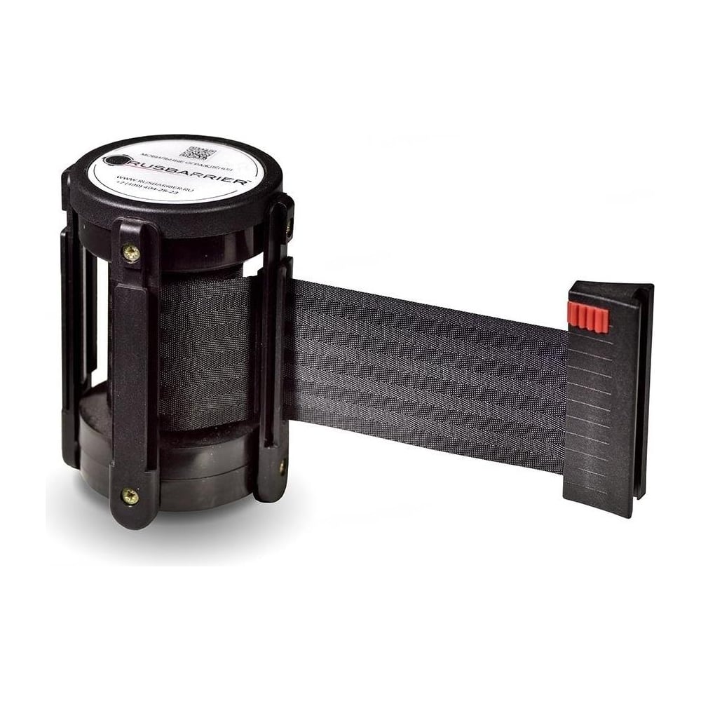 Изображение товара Кассета RUSBARRIER с вытяжной 2-метровой лентой KVL-02 black