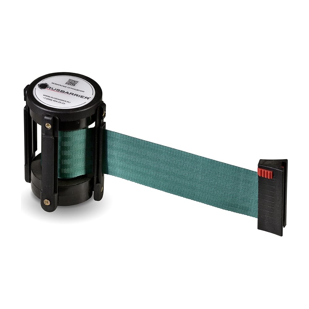 Изображение товара Кассета RUSBARRIER с вытяжной 3-метровой лентой KVL-03 зеленая