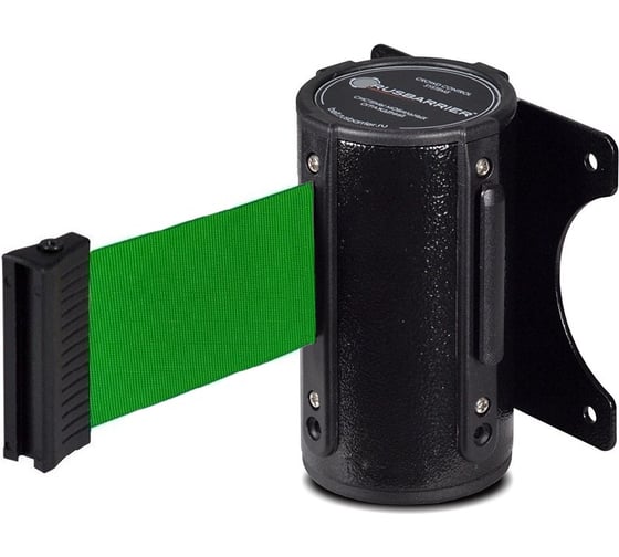 Изображение товара Комплект Rusbarrier настенный блок с лентой и фиксатор BLACK green KP-NB-36333 BLACK green