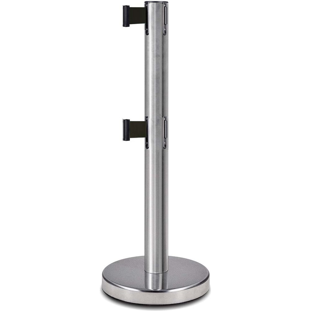 Изображение товара Стойка ограждения RUSBARRIER с 2 лентами, высота 910 мм