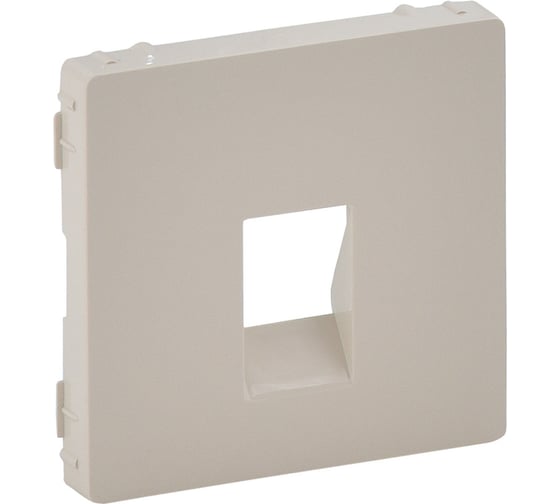 Изображение товара Лицевая панель Legrand Valena LIFE для аудиорозетки с пружинными зажимами одиночной Слоновая кость 755361