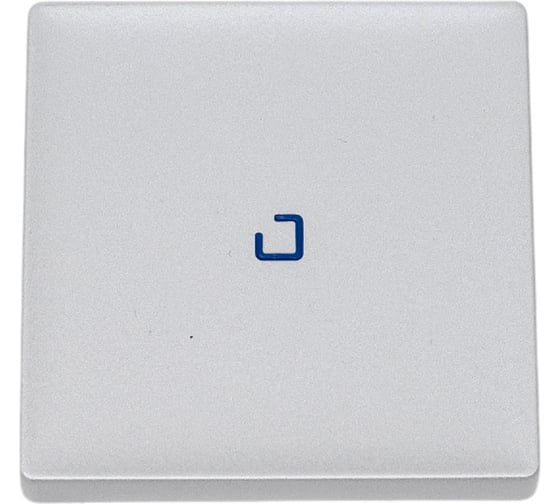 Изображение товара Лицевая панель Legrand Valena LIFE для выключателя одноклавишного с подсветкой/индикацией Алюминий 755102