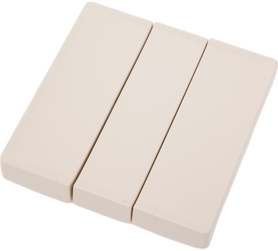 Изображение товара Лицевая панель Legrand Valena LIFE для выключателя трехклавишного Слоновая кость 755031