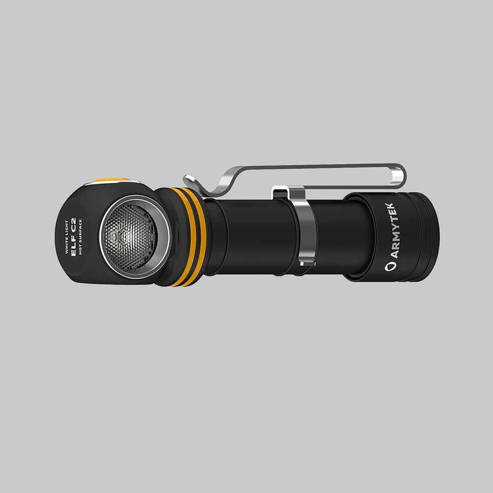 Изображение товара Фонарь Armytek Elf C2 USB-C Теплый LED профессиональный налобный и ручной водонепроницаемый