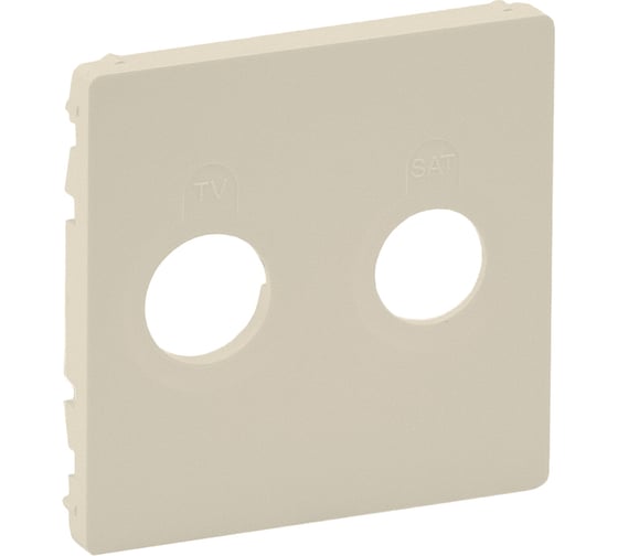 Изображение товара Лицевая панель Legrand Valena LIFE для розеток TV SAT Слоновая кость 754821