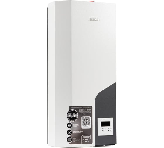 Изображение товара Электрический прибор отопительный SKAT SILVER StS-6 220 В Р=6кВт Sотапл=60 кв.м нерж. ТЭН 285