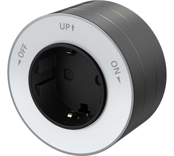 Изображение товара Розетка Systeme Electric MultiTrack 2К+З круглая 16А/250В Белый MTK13001W