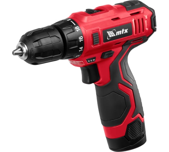 Изображение товара Дрель-шуруповерт аккумуляторная MTX MCDL-12-02P, Li-Ion, 12 В, 2 акк. 26181
