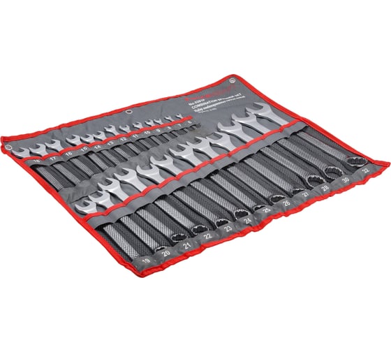 Изображение товара Набор комбинированных ключей FORCEKRAFT 25 пр, на полотне 29935 FK-5261P