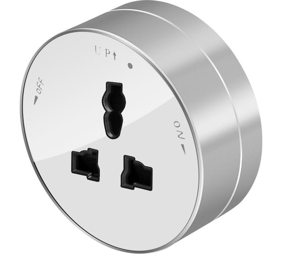 Изображение товара Розетка универсальная Systeme Electric MultiTrack круглая 13А/250В Белый MTK13002W