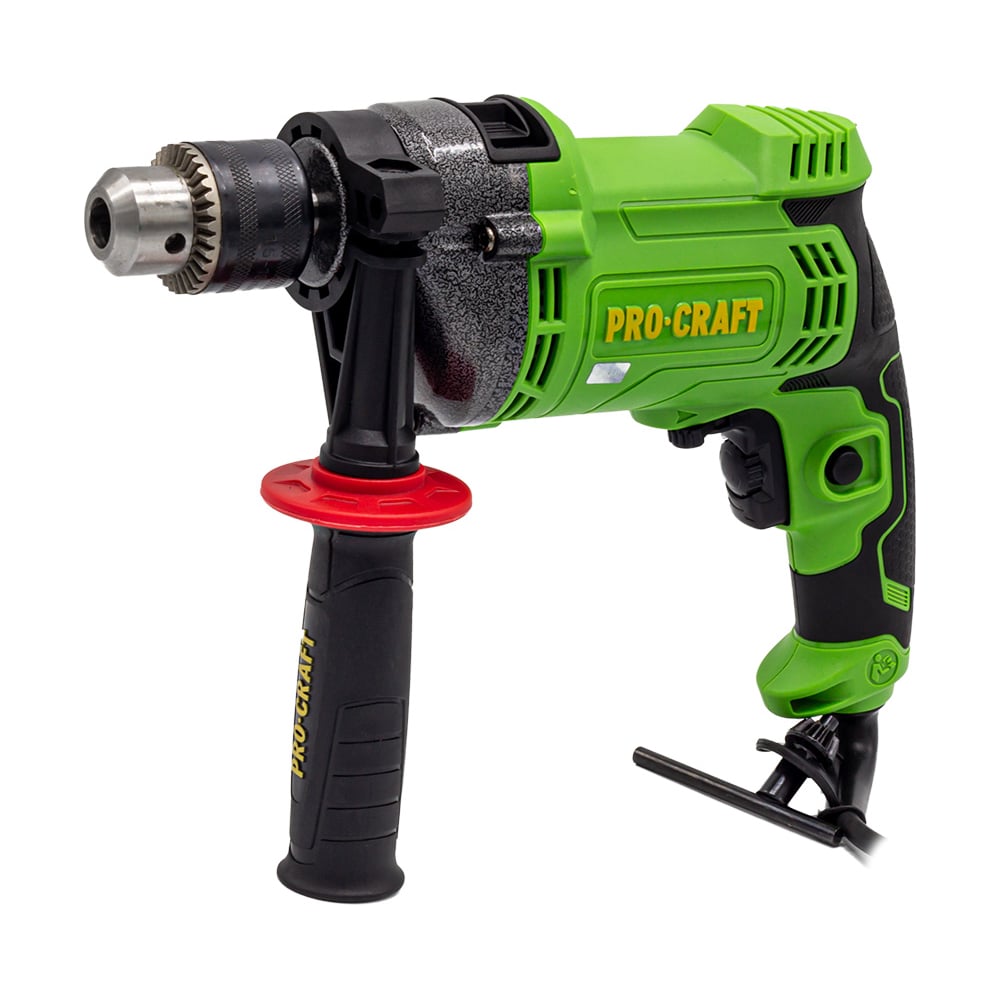 Изображение товара Дрель электрическая ударная PROCRAFT 1350Вт, 0-2950 об/мин, 0-47200 уд/мин PS1350