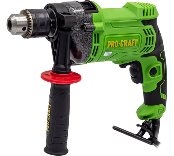 Изображение товара Дрель электрическая ударная PROCRAFT 1350Вт, 0-2950 об/мин, 0-47200 уд/мин PS1350