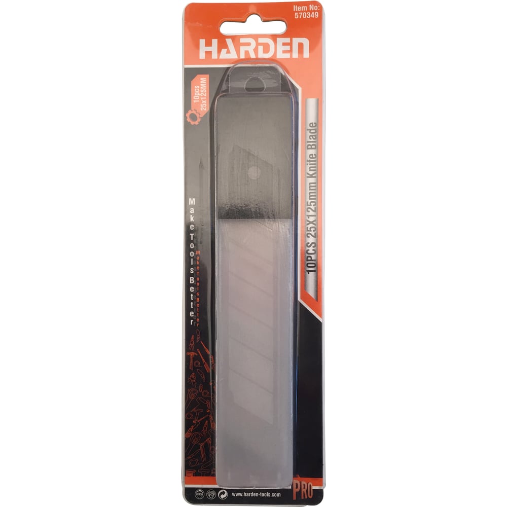 Лезвия для строительного ножа Harden лезвия для ножа harden