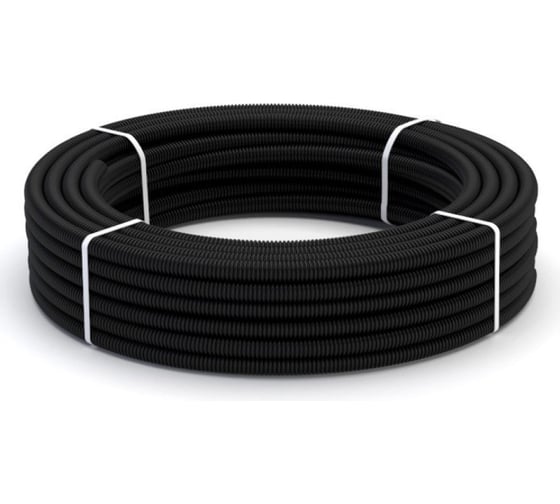 Изображение товара Гофрированная труба Stahlmann из нерж. стали SS304 15А, отожженная, черная, матовая, 5м, 2238918