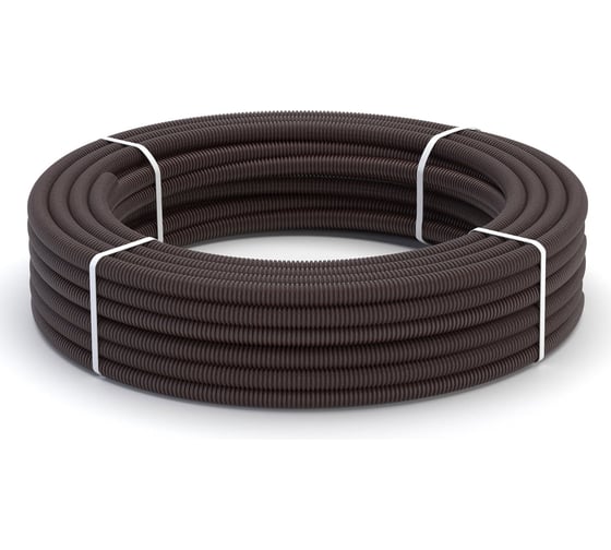 Изображение товара Гофрированная труба Stahlmann из нерж. стали SS304 PT 15А, коричневая, 10м, 2259321