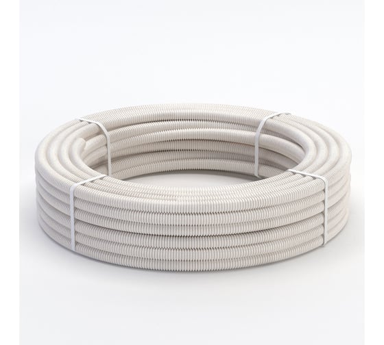 Изображение товара Гофрированная труба Stahlmann из нерж. стали SS304 PT 25А, сл. кость, 20м, 2259351