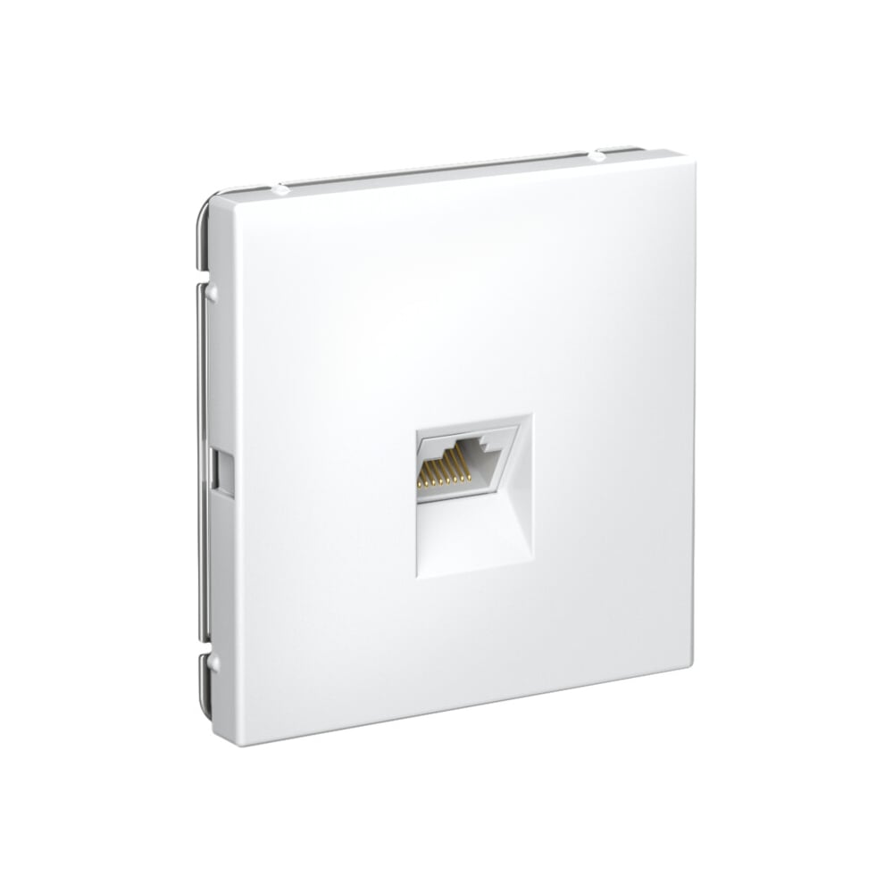 Изображение товара Розетка компьютерная RJ45 Systeme Electric ArtGallery Белый для встроенного монтажа