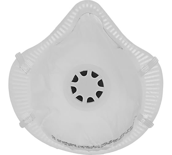 Изображение товара Фильтрующая формованная полумаска Без бренда с клапаном выдоха, FFP1 NR, 10шт 892527