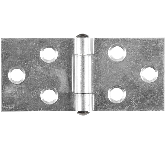 Изображение товара Широкая французская петля VORMANN 50х23х0,9 мм, оцинк., латунный штифт 00505 050 Z