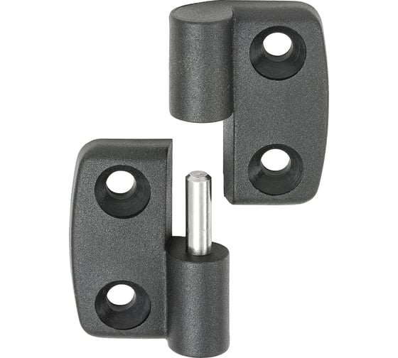 Изображение товара Разборная петля VORMANN левая 48х58х8,3 мм, полиамид., нерж.сталь штифт 00440 060 PS