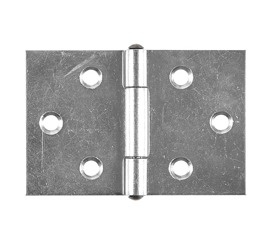 Изображение товара Прямая широкая петля VORMANN 40х60х1,2 мм, оцинк. латунный штифт 00504 040 Z