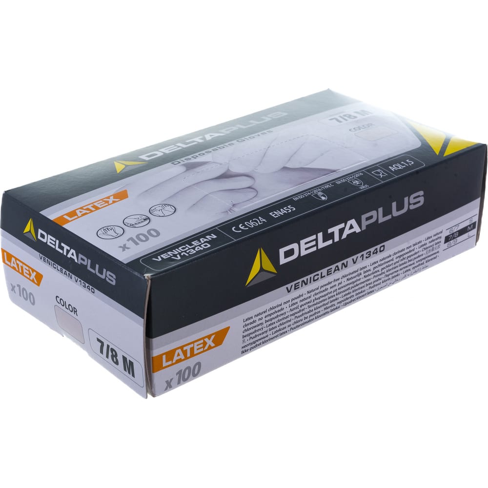 Латексные перчатки Delta Plus - V1340**08