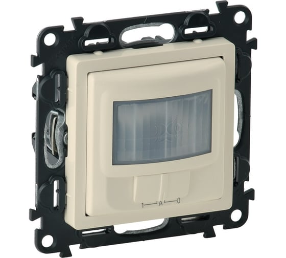 Изображение товара Датчик движения Legrand Valena LIFE 180 250Вт без нейтрали, с ручным управлением, с лицевой панелью, слоновая кость 752272