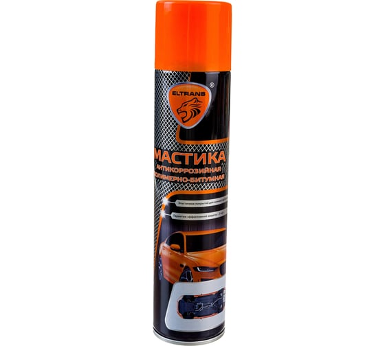 Изображение товара Антикоррозийная полимерно-битумная мастика ELTRANS аэрозоль, 400 мл EL-0207.03