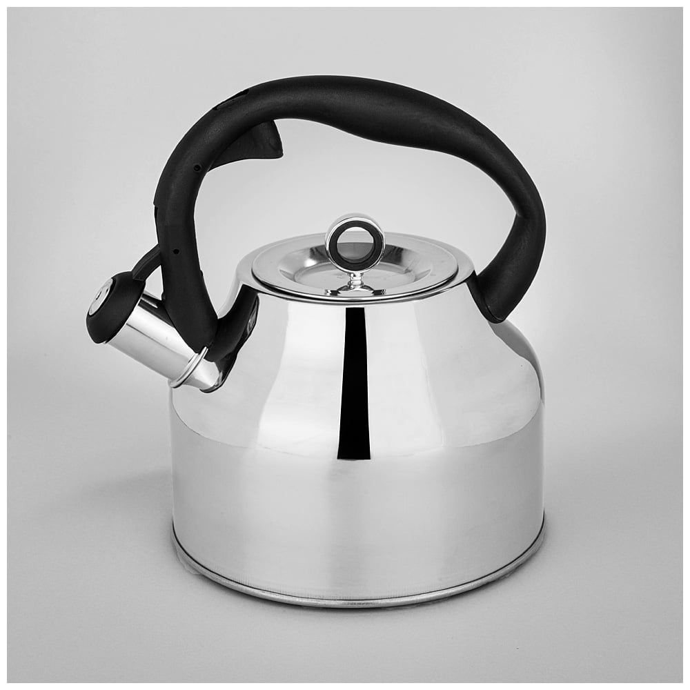 Изображение товара Чайник Agness со свистком 2.8 литра нержавеющая сталь индукция