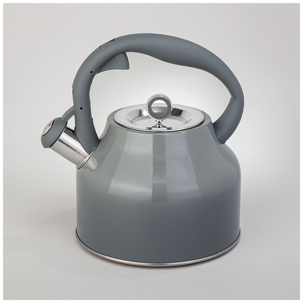 Изображение товара Чайник Agness со свистком 2.8 л нержавеющая сталь для газовых и индукционных плит