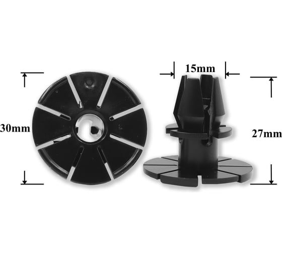 Изображение товара Автокрепеж для BMW 10 шт 51717066226 КрепАвто 1591