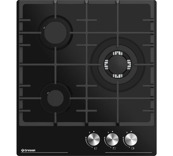 Изображение товара Встраиваемая панель газовая Gressel 45 см, стекло U45H35S001