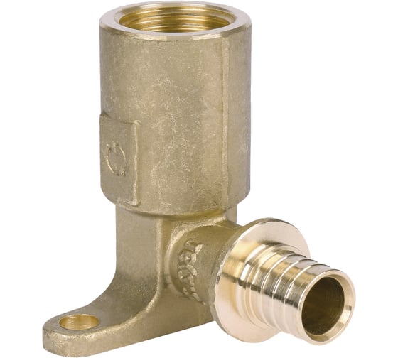 Изображение товара Угольник с креплением Altstream с длинным патрубком, 20x1/2" в.р., аксиальный 035030803