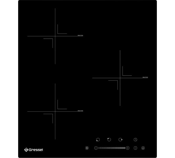 Изображение товара Встраиваемая панель электрическая индукционная Gressel 45 см U45I73S001