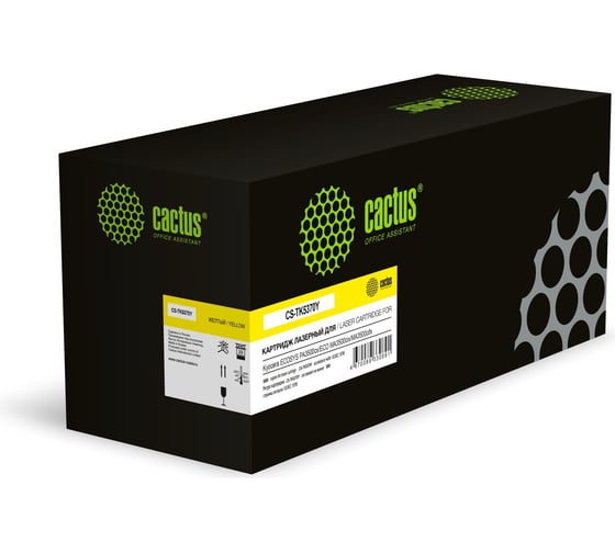 Изображение товара Картридж лазерный CACTUS CS-TK5370Y TK-5370Y желтый 5000 страниц для Kyocera ECOSYS PA3500cx/ECO MA350 2006186