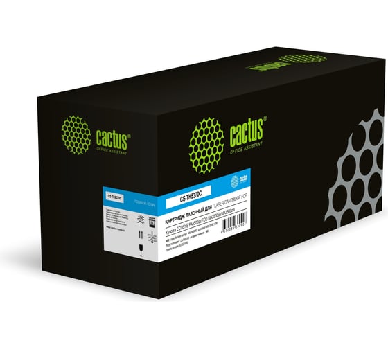 Изображение товара Картридж лазерный CACTUS CS-TK5370C TK-5370C голубой 5000 страниц для Kyocera ECOSYS PA3500cx/ECO MA35 2006190