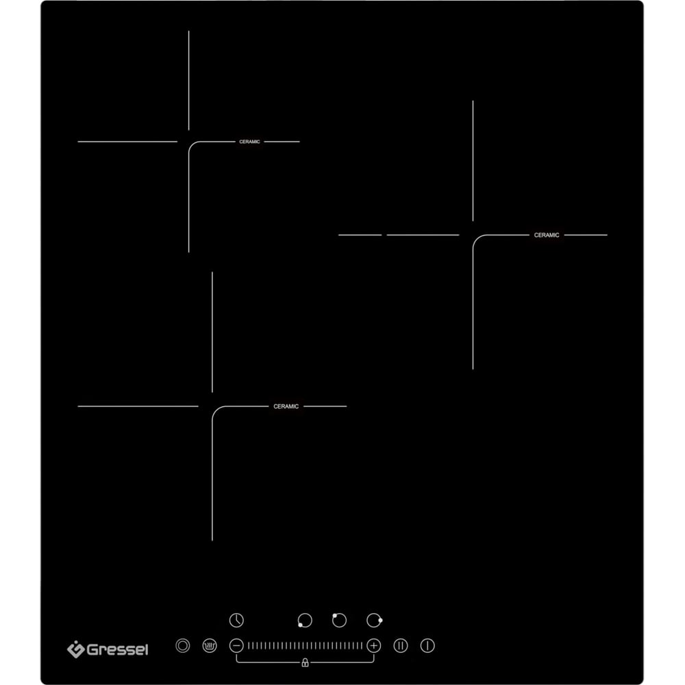 Изображение товара Встраиваемая панель электрическая стеклокерамическая Gressel 45 см U45D29S100