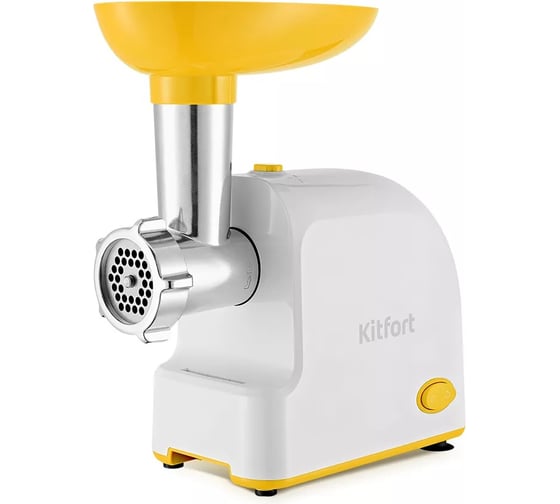Изображение товара Мясорубка KITFORT бело-желтая КТ-2113-2