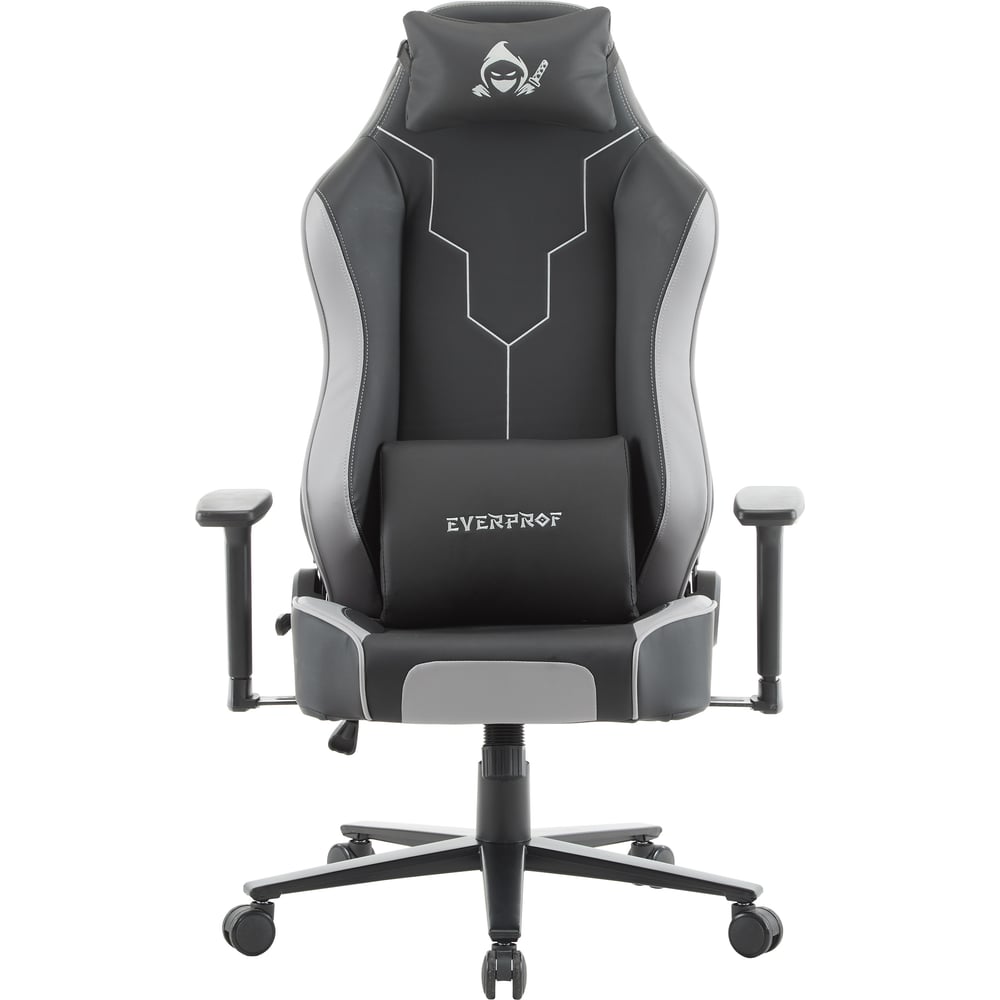 Изображение товара Кресло Everprof Rapid экокожа серый/черный EP Rapid PU Black Grey