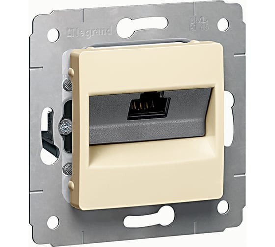 Изображение товара Розетка Legrand Cariva DIY RJ45 UTP с захватами 695924