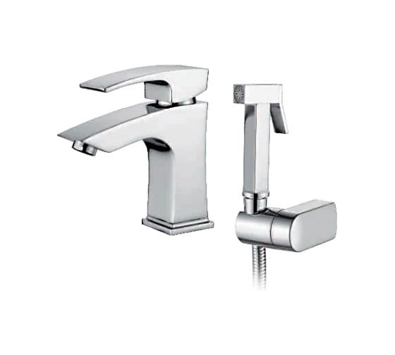 Изображение товара Смеситель для раковины с гигиеническим душем Gerhans K11214