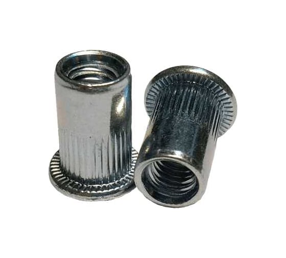 Изображение товара Заклепка резьбовая с насечками Daxmer М10, стандартный борт, оцинк. сталь, 150 шт. 00-00451880