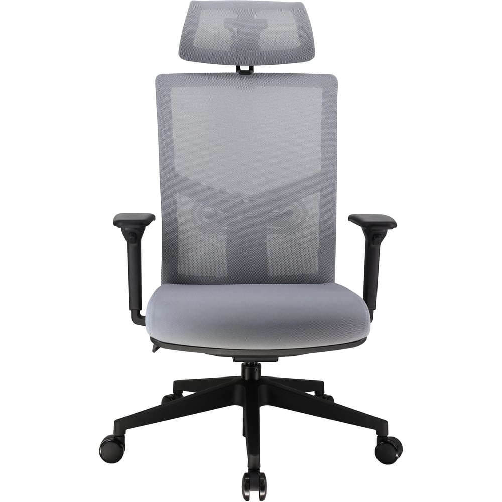 Изображение товара Офисное кресло Everprof Fuji сетка серый EP Fuji M Grey с регулируемыми подлокотниками