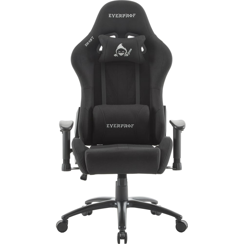 Изображение товара Офисное кресло Everprof Ghost ткань черный с регулировками и ортопедической поддержкой