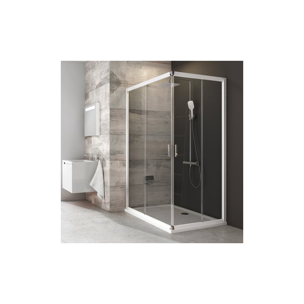 Изображение товара Душевое заграждение Ravak BLRV2K-100 с белым профилем