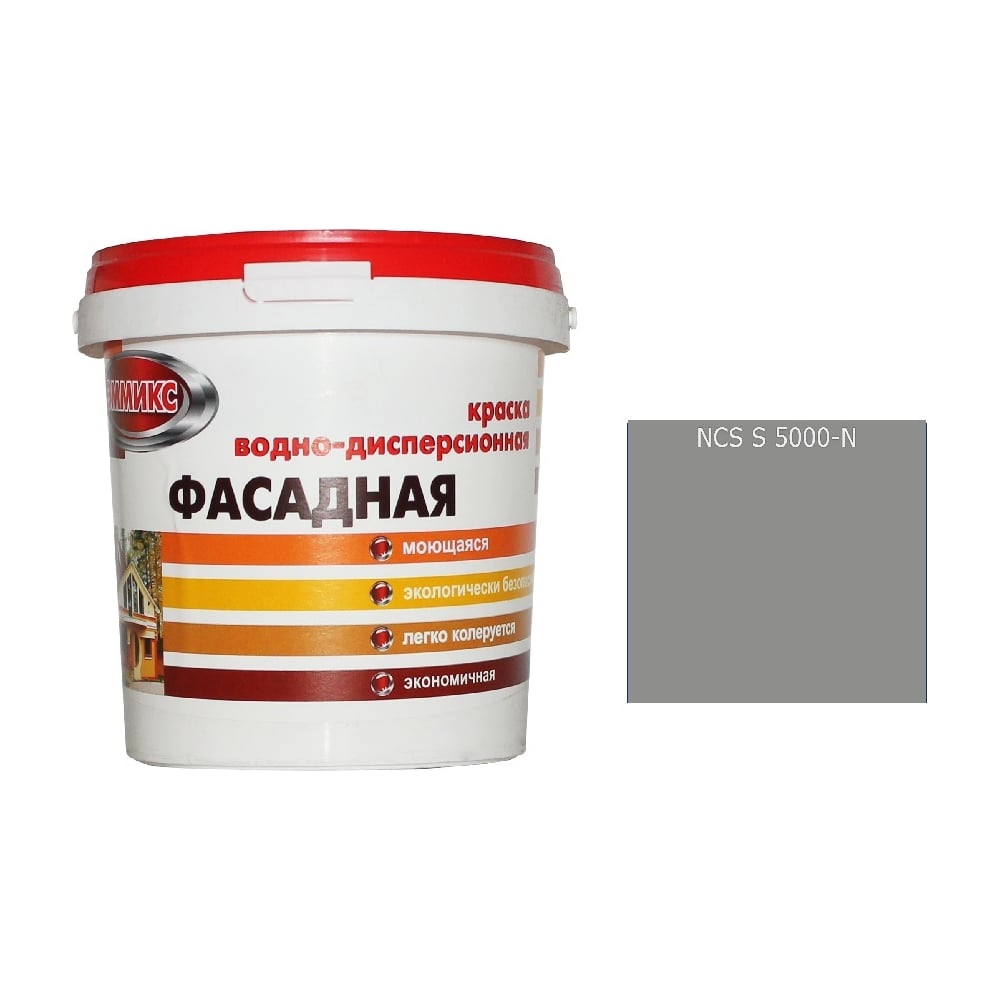 Изображение товара Краска ВД для наружных работ Эммикс моющаяся 5000 N 2.7L