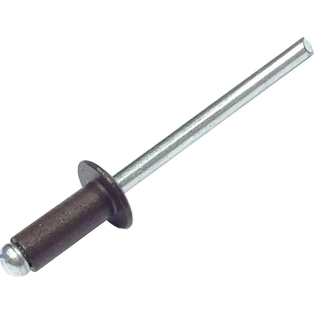 Изображение товара Заклёпка вытяжная 4,0x10 мм RAL 8019 алюминий-сталь 1000 шт