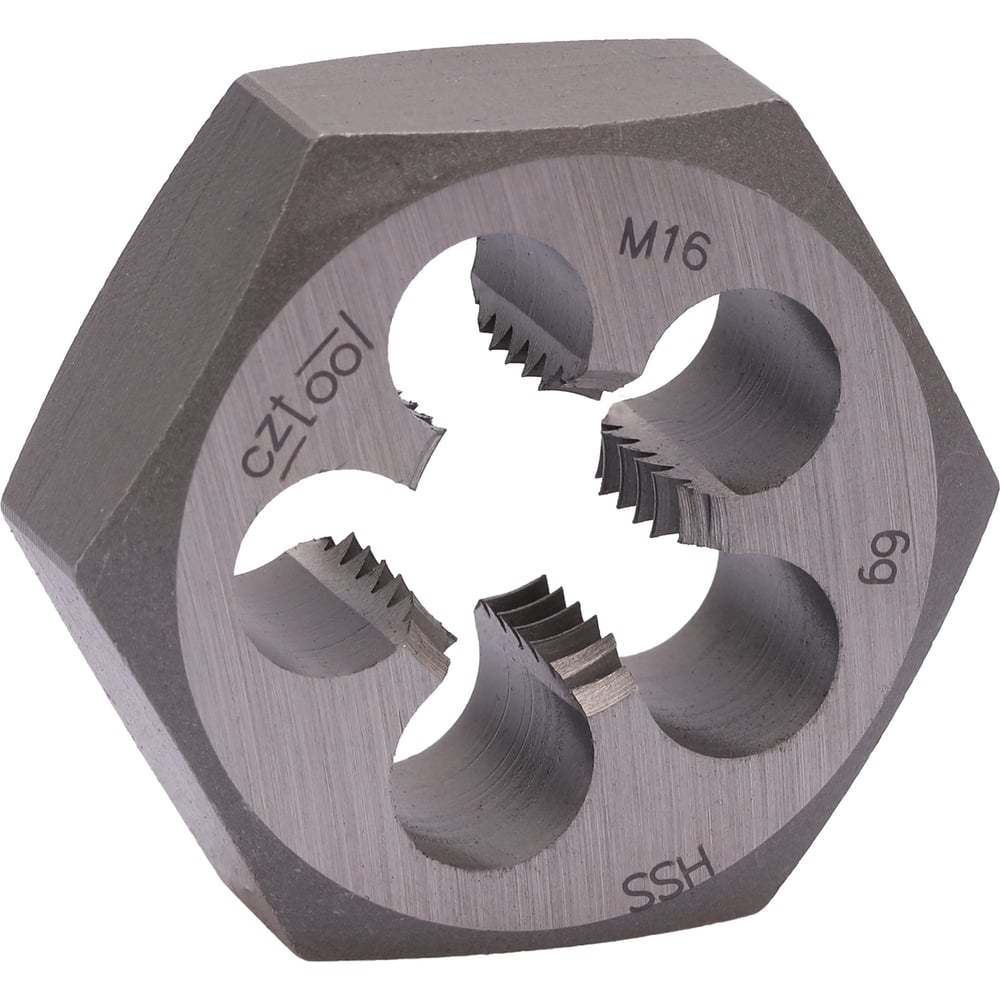 Изображение товара Плашка Bucovice Tools 6-гранная M16 Шаг 2.0 HSS для нарезки метрик резьб