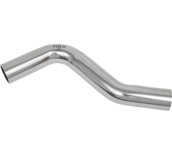 Изображение товара Полуобвод из нержавеющей стали KROMWELL безраструбный, 22x22 KW.SP955002222