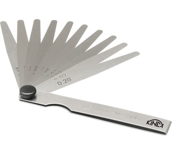 Изображение товара Набор щупов Kinex (K-MET) 0.05-1.0мм, 200мм, 20шт 1132